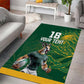Rugby South Africa Champion Custom Area Rug Springboks Mascot - African Pride