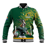Rugby South Africa Champion Custom Baseball Jacket Springboks Mascot - African Pride