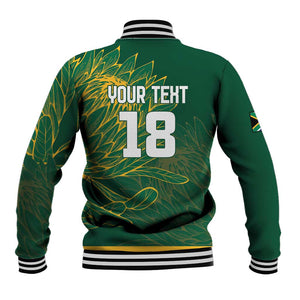 Rugby South Africa Champion Custom Baseball Jacket Springboks Mascot - African Pride