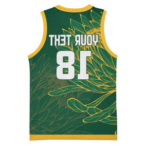 Rugby South Africa Champion Custom Basketball Jersey Springboks Mascot - African Pride