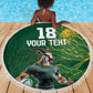 Rugby South Africa Champion Custom Beach Blanket Springboks Mascot - African Pride