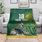 Rugby South Africa Champion Custom Blanket Springboks Mascot - African Pride