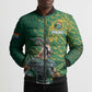 Rugby South Africa Champion Custom Bomber Puffer Jacket Springboks Mascot