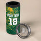 Rugby South Africa Champion Custom 4 in 1 Can Cooler Tumbler Springboks Mascot - African Pride