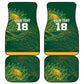 Rugby South Africa Champion Custom Car Mats Springboks Mascot - African Pride