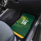 Rugby South Africa Champion Custom Car Mats Springboks Mascot - African Pride