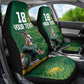 Rugby South Africa Champion Custom Car Seat Cover Springboks Mascot - African Pride