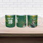 Rugby South Africa Champion Custom Ceramic Mug Springboks Mascot