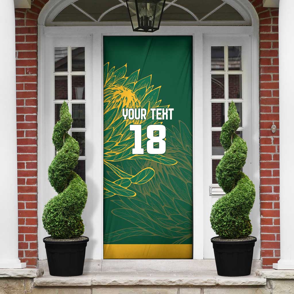 Rugby South Africa Champion Custom Door Cover Springboks Mascot