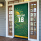 Rugby South Africa Champion Custom Door Cover Springboks Mascot