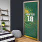 Rugby South Africa Champion Custom Door Cover Springboks Mascot