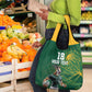 Rugby South Africa Champion Custom Grocery Bag Springboks Mascot - African Pride