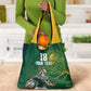Rugby South Africa Champion Custom Grocery Bag Springboks Mascot - African Pride