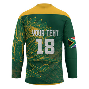 Rugby South Africa Champion Custom Hockey Jersey Springboks Mascot