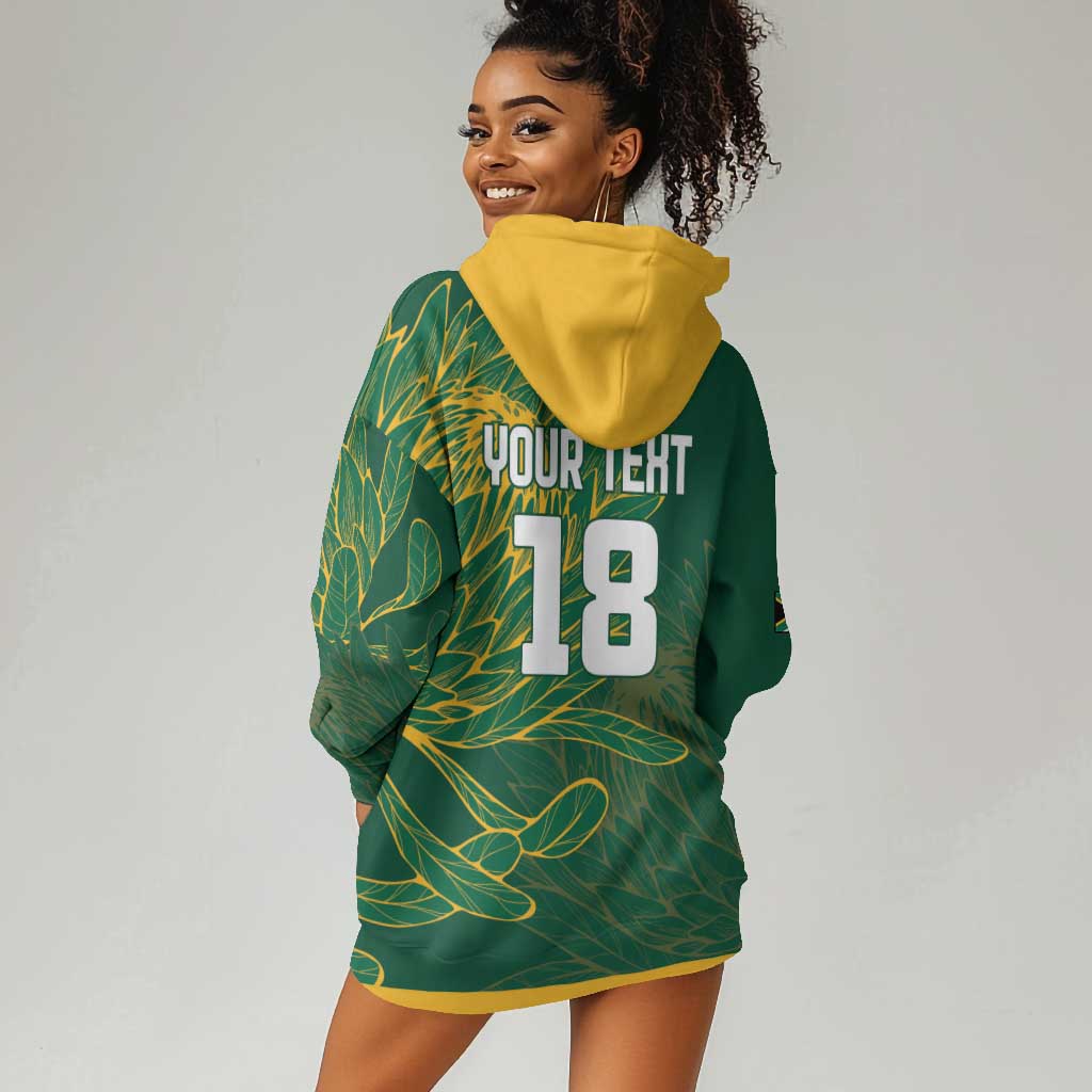 Rugby South Africa Champion Custom Hoodie Dress Springboks Mascot - African Pride