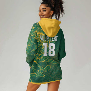 Rugby South Africa Champion Custom Hoodie Dress Springboks Mascot - African Pride