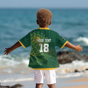 Rugby South Africa Champion Custom Kid Hawaiian Shirt Springboks Mascot - African Pride