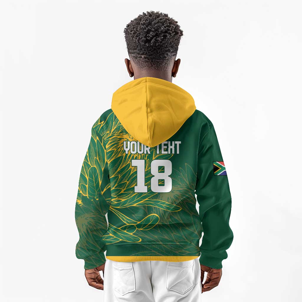 Rugby South Africa Champion Custom Kid Hoodie Springboks Mascot - African Pride