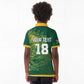 Rugby South Africa Champion Custom Kid Polo Shirt Springboks Mascot - African Pride
