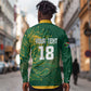 Rugby South Africa Champion Custom Long Sleeve Button Shirt Springboks Mascot - African Pride