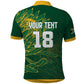 Rugby South Africa Champion Custom Polo Shirt Springboks Mascot - African Pride