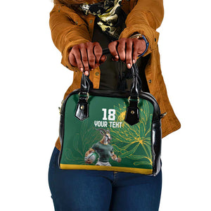 Rugby South Africa Champion Custom Shoulder Handbag Springboks Mascot - African Pride