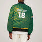Rugby South Africa Champion Custom Sleeve Zip Bomber Jacket Springboks Mascot - African Pride