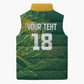 Rugby South Africa Champion Custom Sleeveless Puffer Jacket Springboks Mascot