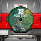 Rugby South Africa Champion Custom Spare Tire Cover Springboks Mascot - African Pride