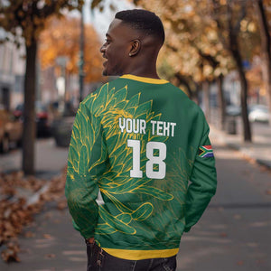 Rugby South Africa Champion Custom Sweatshirt Springboks Mascot - African Pride