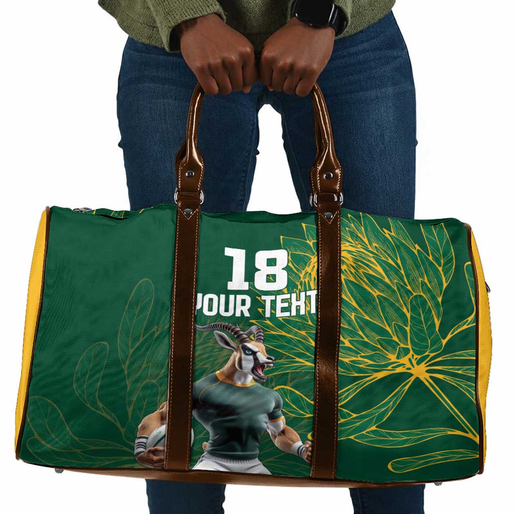 Rugby South Africa Champion Custom Travel Bag Springboks Mascot
