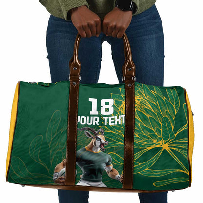 Rugby South Africa Champion Custom Travel Bag Springboks Mascot