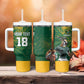 Rugby South Africa Champion Custom Tumbler With Handle Springboks Mascot - African Pride