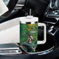 Rugby South Africa Champion Custom Tumbler With Handle Springboks Mascot - African Pride