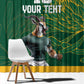 Rugby South Africa Champion Custom Window Curtain Springboks Mascot - African Pride