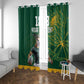 Rugby South Africa Champion Custom Window Curtain Springboks Mascot - African Pride