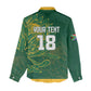 Rugby South Africa Champion Custom Women Casual Shirt Springboks Mascot - African Pride