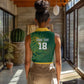 Rugby South Africa Champion Custom Women Sleeveless Polo Shirt Springboks Mascot - African Pride