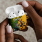 South Africa Australia Rugby Champion Personalized AirPods Case Springboks Wallabies Mascot