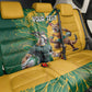 South Africa Australia Rugby Champion Personalized Back Car Seat Cover Springboks Wallabies Mascot - African Pride