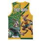 South Africa Australia Rugby Champion Personalized Basketball Jersey Springboks Wallabies Mascot - African Pride