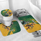 South Africa Australia Rugby Champion Personalized Bathroom Set Springboks Wallabies Mascot