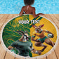 South Africa Australia Rugby Champion Personalized Beach Blanket Springboks Wallabies Mascot - African Pride