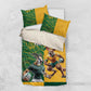 South Africa Australia Rugby Champion Personalized Bedding Set Springboks Wallabies Mascot - African Pride