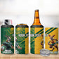 South Africa Australia Rugby Champion Personalized 4 in 1 Can Cooler Tumbler Springboks Wallabies Mascot - African Pride