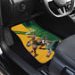 South Africa Australia Rugby Champion Personalized Car Mats Springboks Wallabies Mascot - African Pride