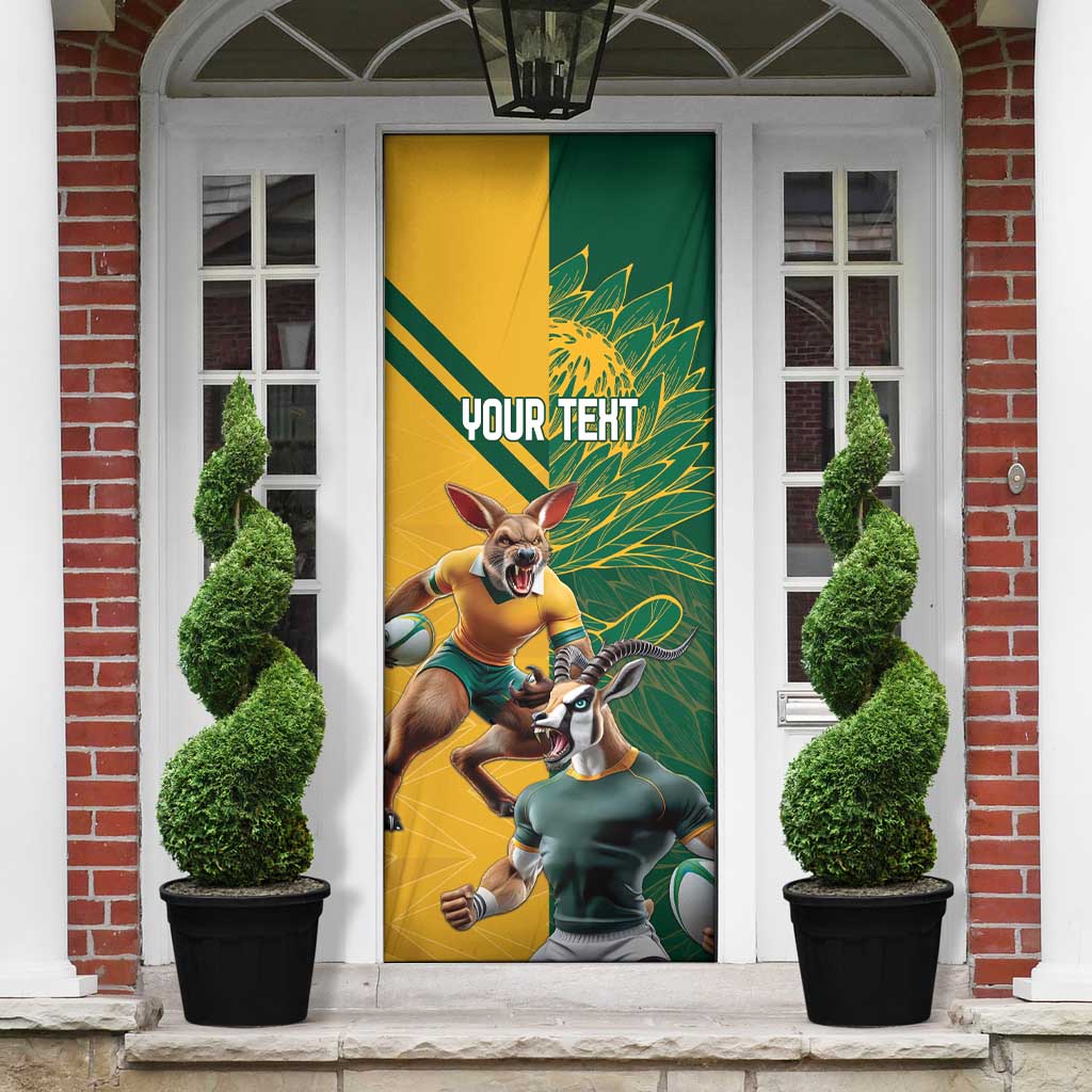 South Africa Australia Rugby Champion Personalized Door Cover ...