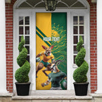 South Africa Australia Rugby Champion Personalized Door Cover Springboks Wallabies Mascot