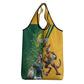 South Africa Australia Rugby Champion Personalized Grocery Bag Springboks Wallabies Mascot - African Pride