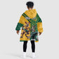 South Africa Australia Rugby Champion Personalized Kid Wearable Blanket Hoodie Springboks Wallabies Mascot - African Pride